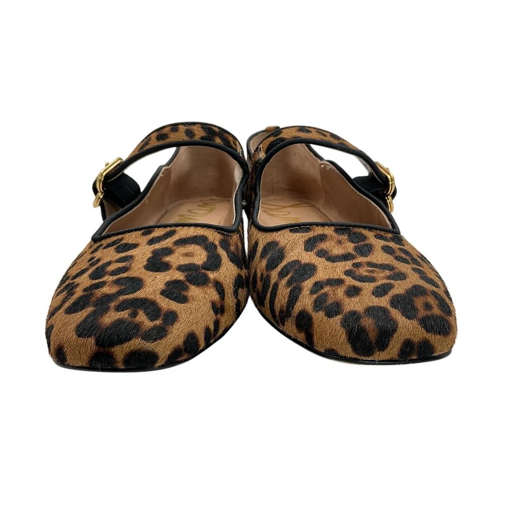 Sam Edelman Leopard Print Multicolor Michaela Mary Jane Flats Size 8 - Picture 4 of 7